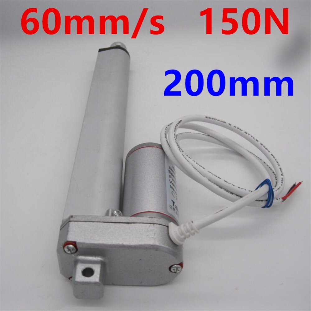 ?ٱ Ͼ    12V  Ƽ 60mm / s 150N 200MM Ʈũ  ڷȷε/ Multi-function Linear Actuator Motor direct-current 12V  Heavy Duty 60mm/s  1